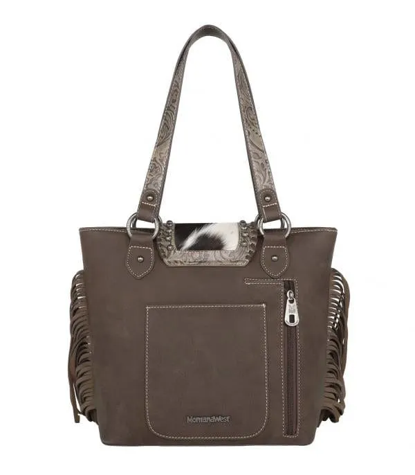 Giddy up Cowhide brown TOTE Handbag