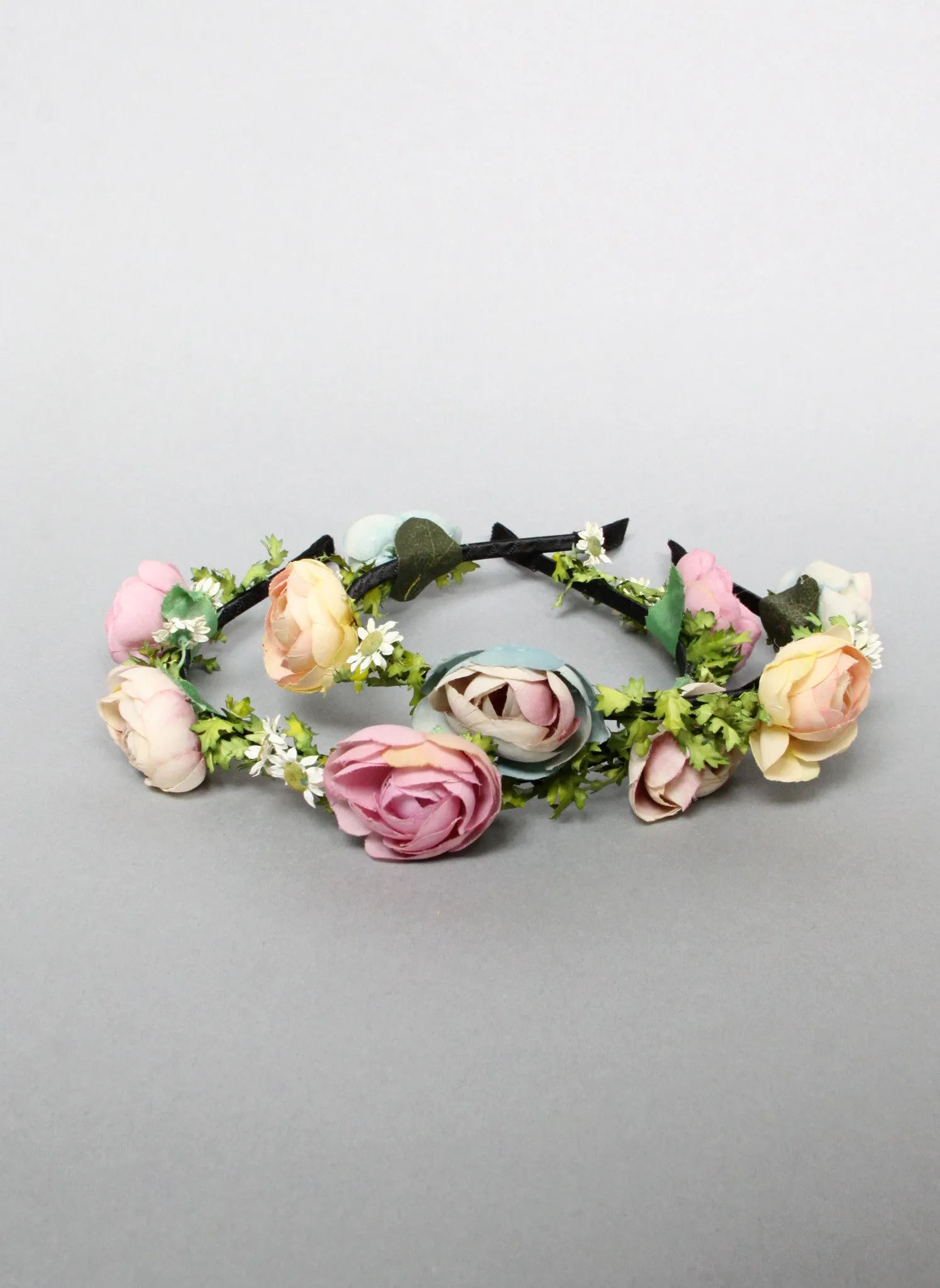 Girls Briallen Rose Headband in Blue/Yellow