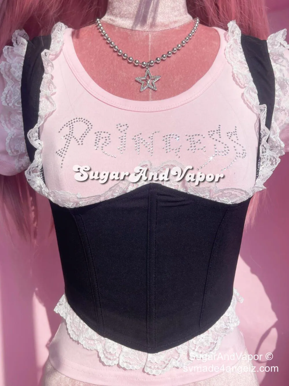 Holly Girly Lace Corset Top