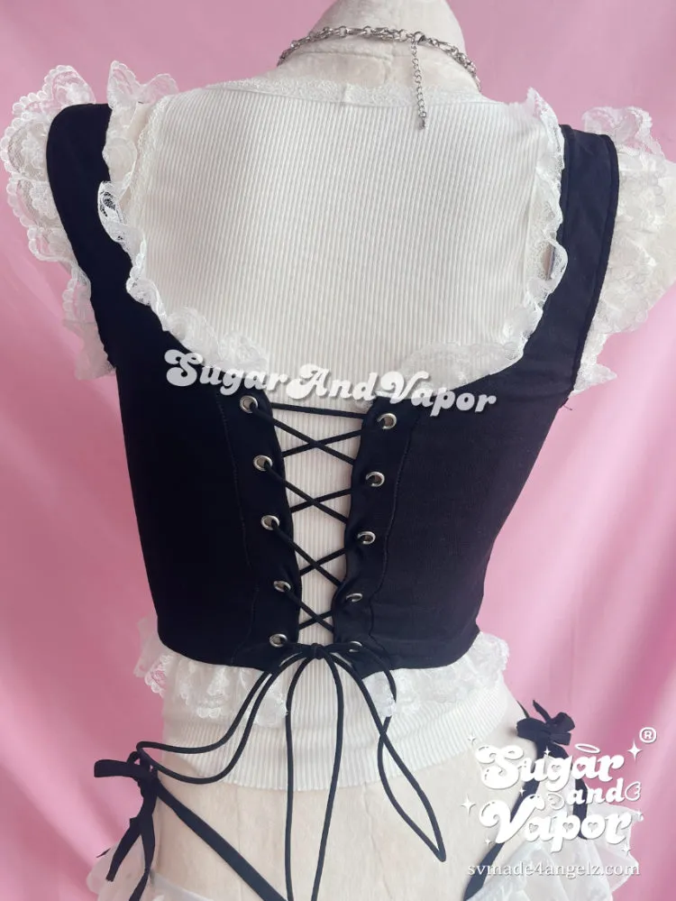 Holly Girly Lace Corset Top