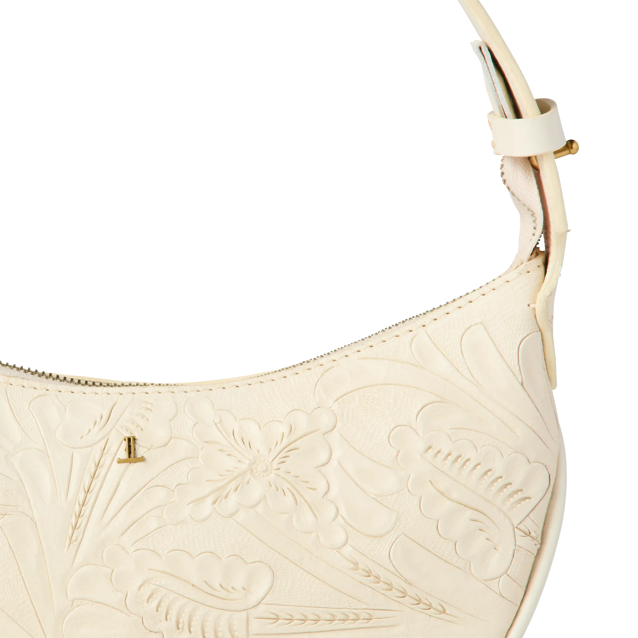 Intagliare Saddle Bag :: Glitz Cream