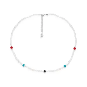 Keshi Freshwater Pearl Necklace WN00535 | Happy Summer