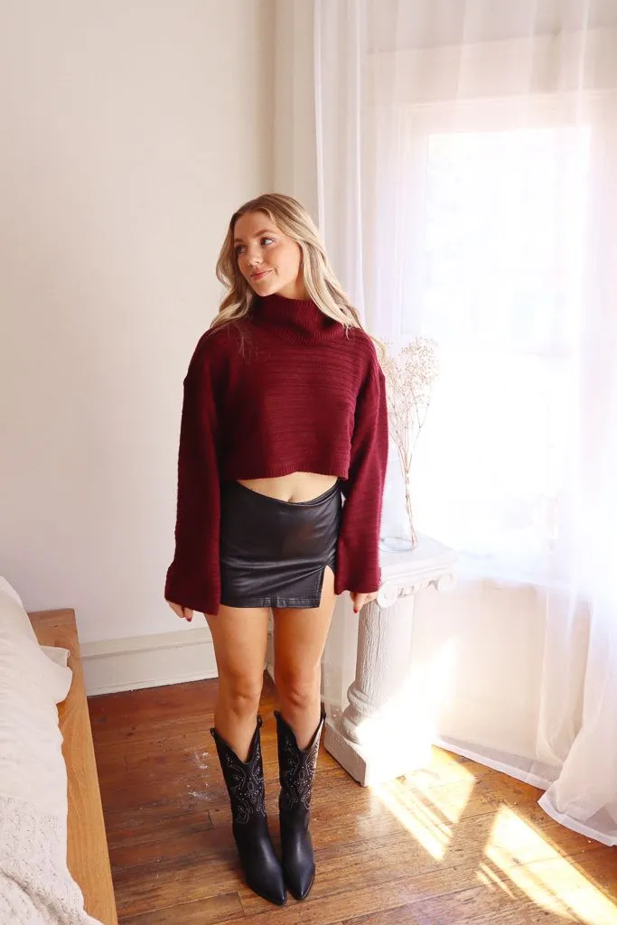 Malbec Turtleneck Sweater