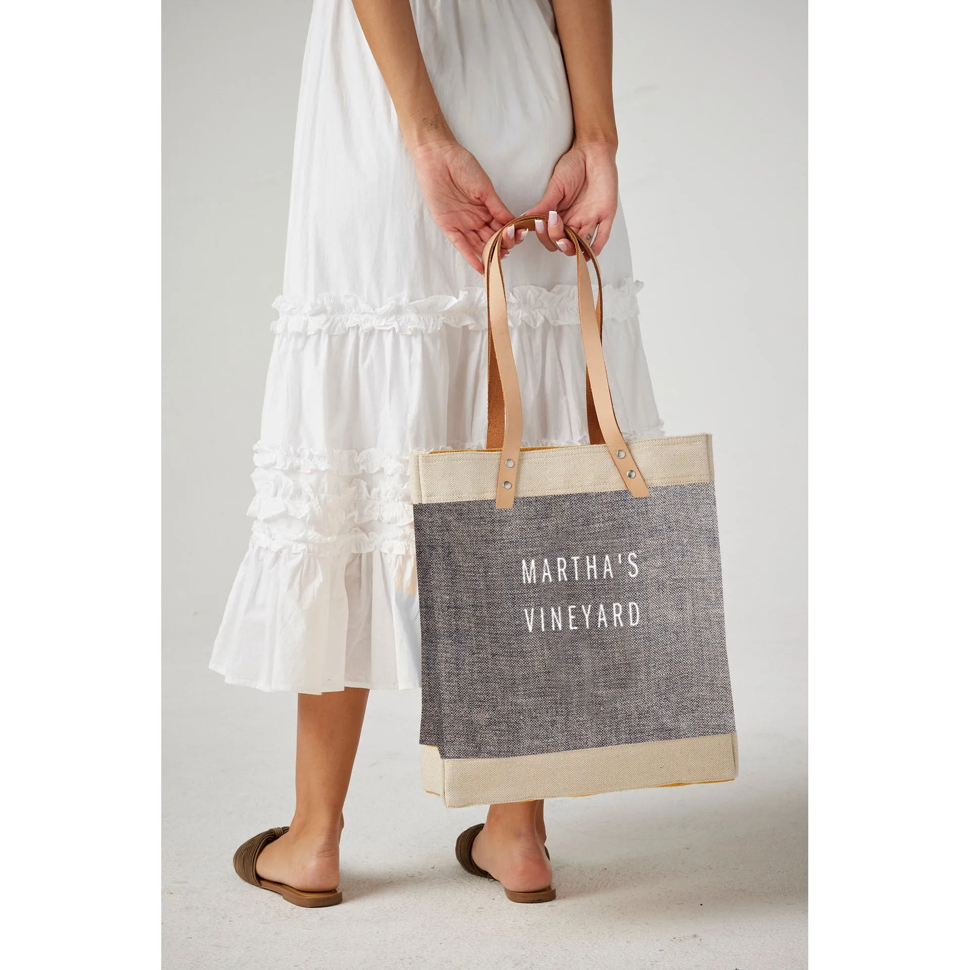 Market Tote in Chambray