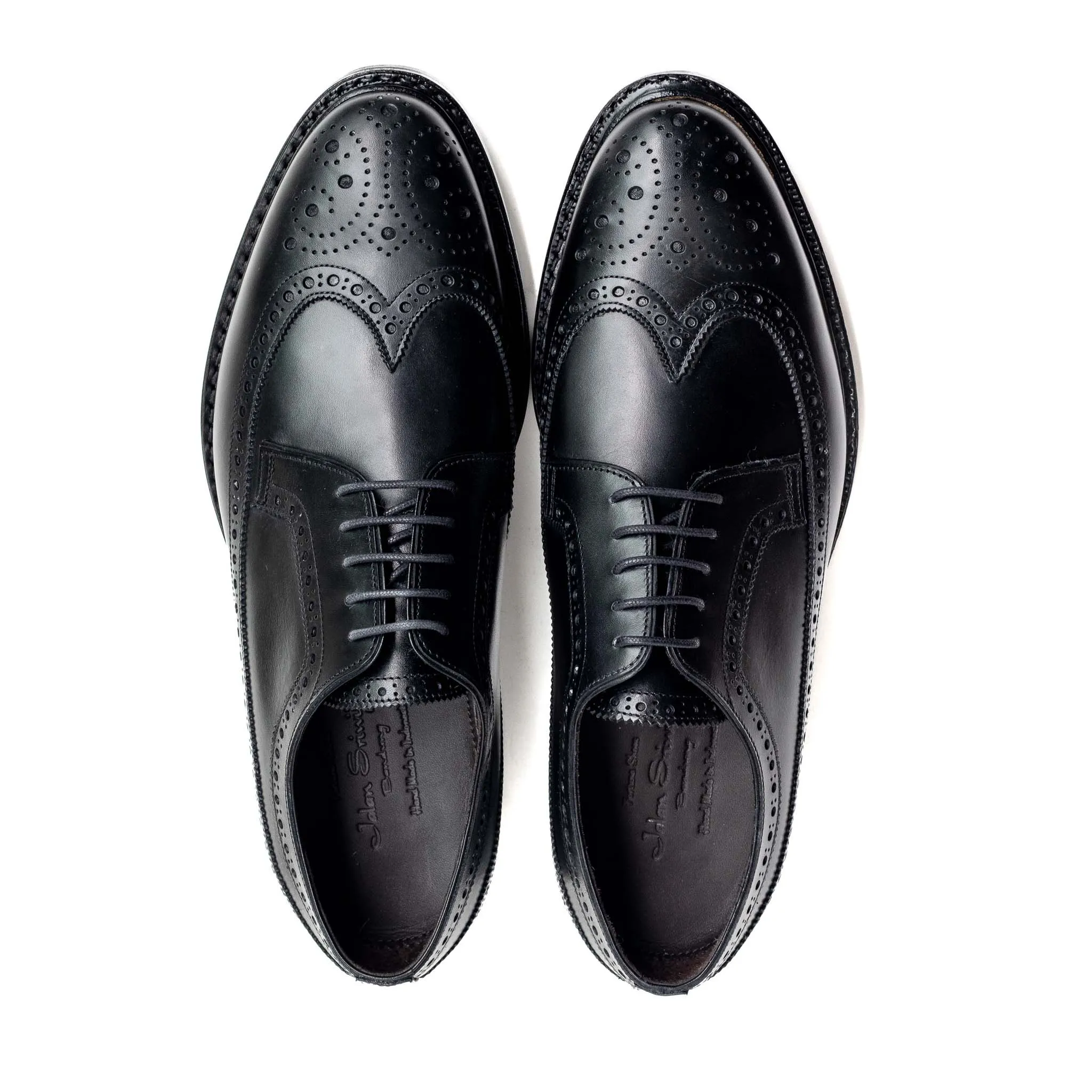 Men's Full Brogue Derby (Dainite Sole) / Black Calf 98652