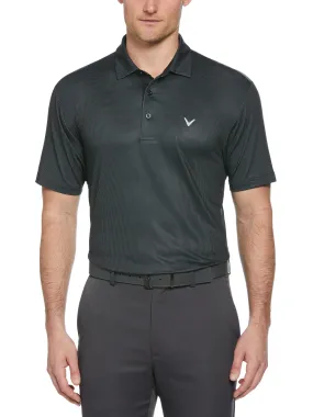 Mens Gingham Print Golf Polo