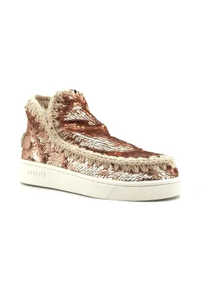 MOU Summer Eskimo Stivaletto Donna Sequins Rosegold MU.SW211001G