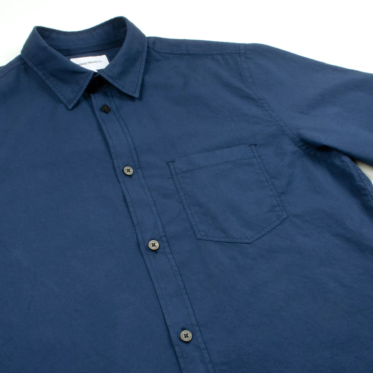 Norse Projects - Anton Light Oxford Overdyed Shirt - Navy