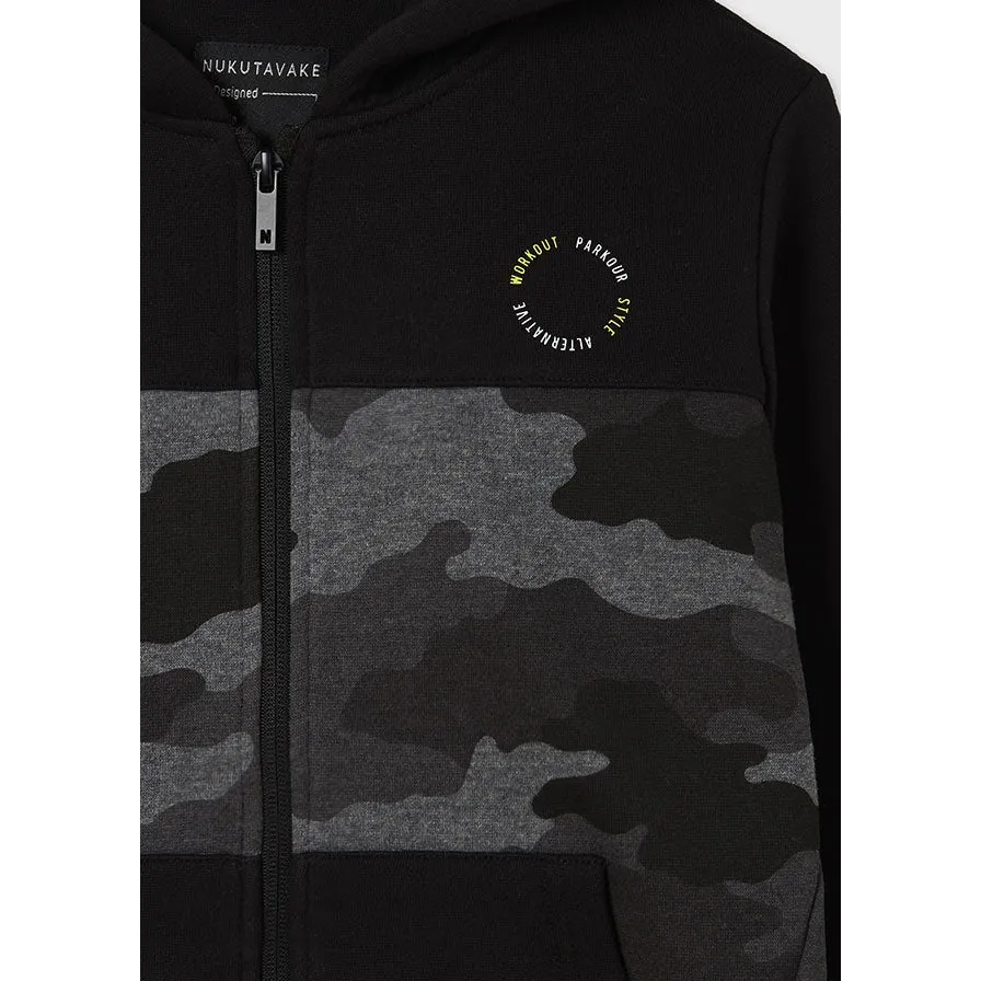 Nukutavake Boys Camouflage Fleece Pullover 7420-31