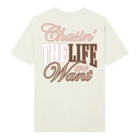 Outrank The Life We Want Tee - Vintage White