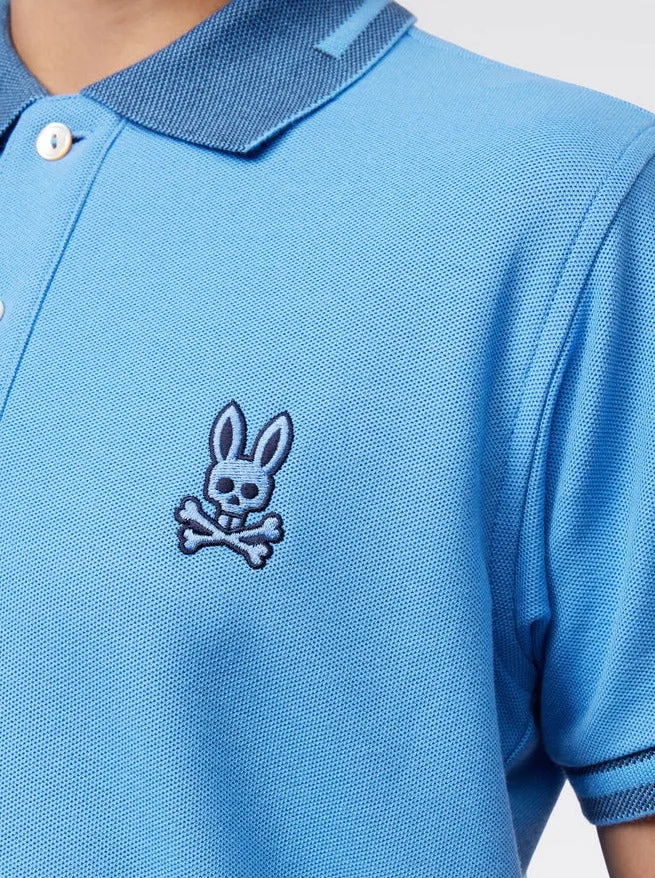 Psycho Bunny Kids Blue Chester Polo_ B0K333Z1PC-425