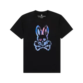 Psycho Bunny Mens Leeson Graphic Tee - Black