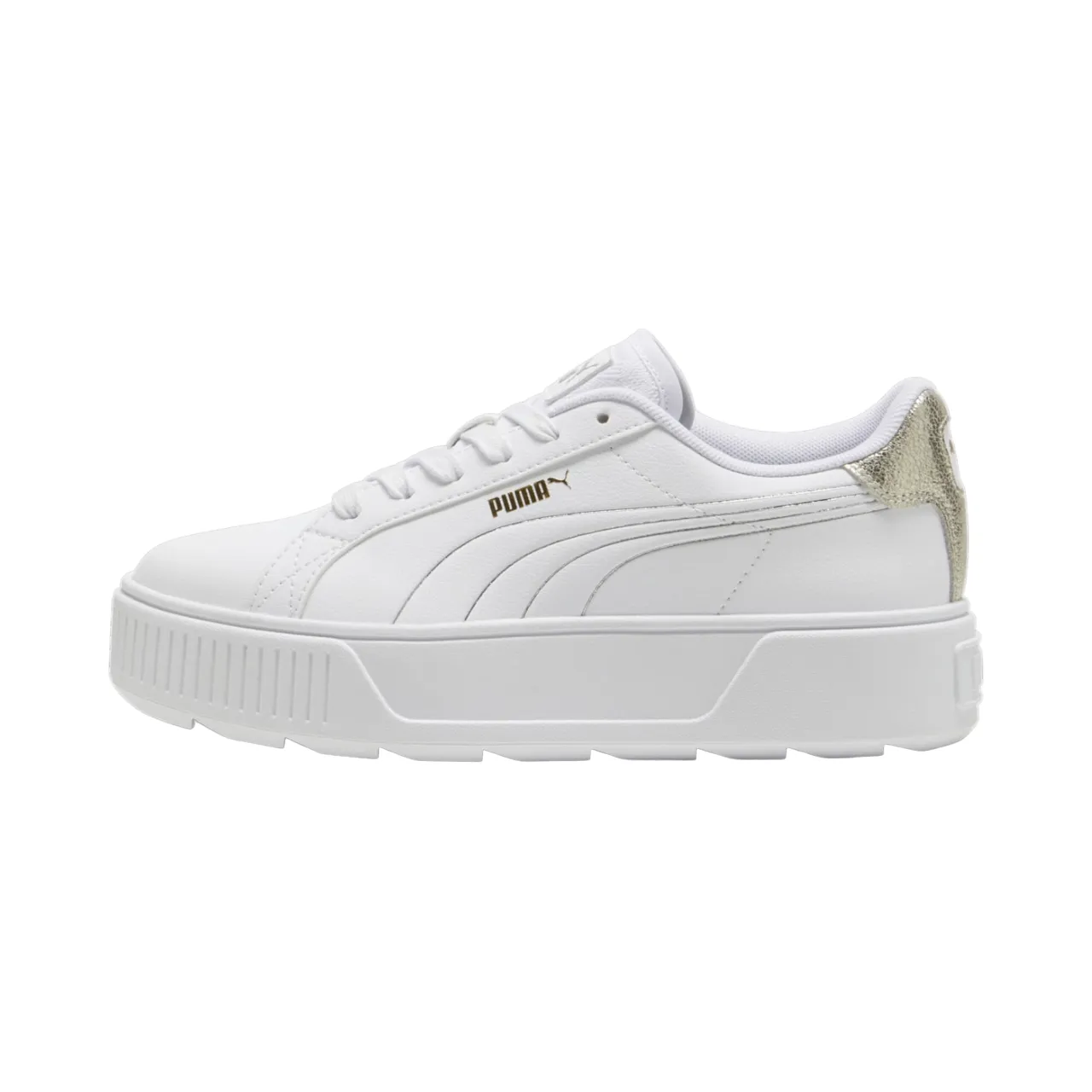 Puma Karmen Metallic Shine women's sneakers shoe 395099-01 white