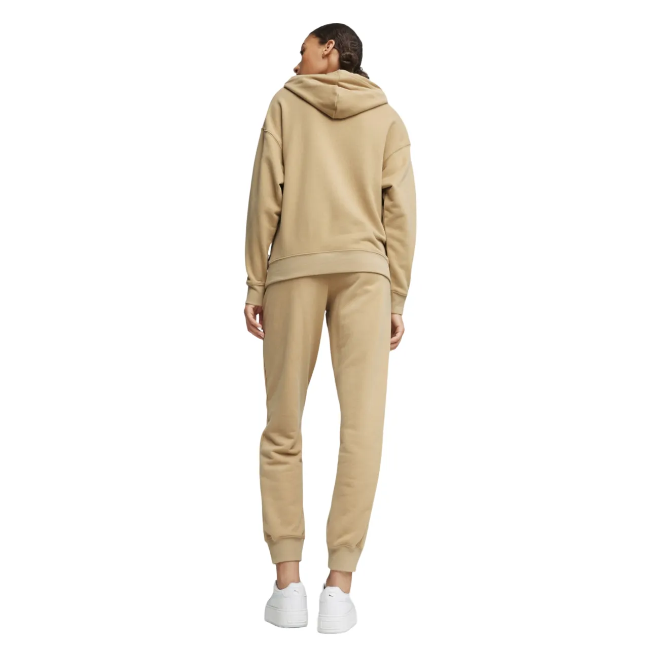 Puma women's tracksuit with hoodie 679920-83 dove grey