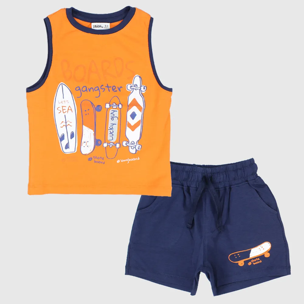 "Boards Gangster" Sleeveless Pajama