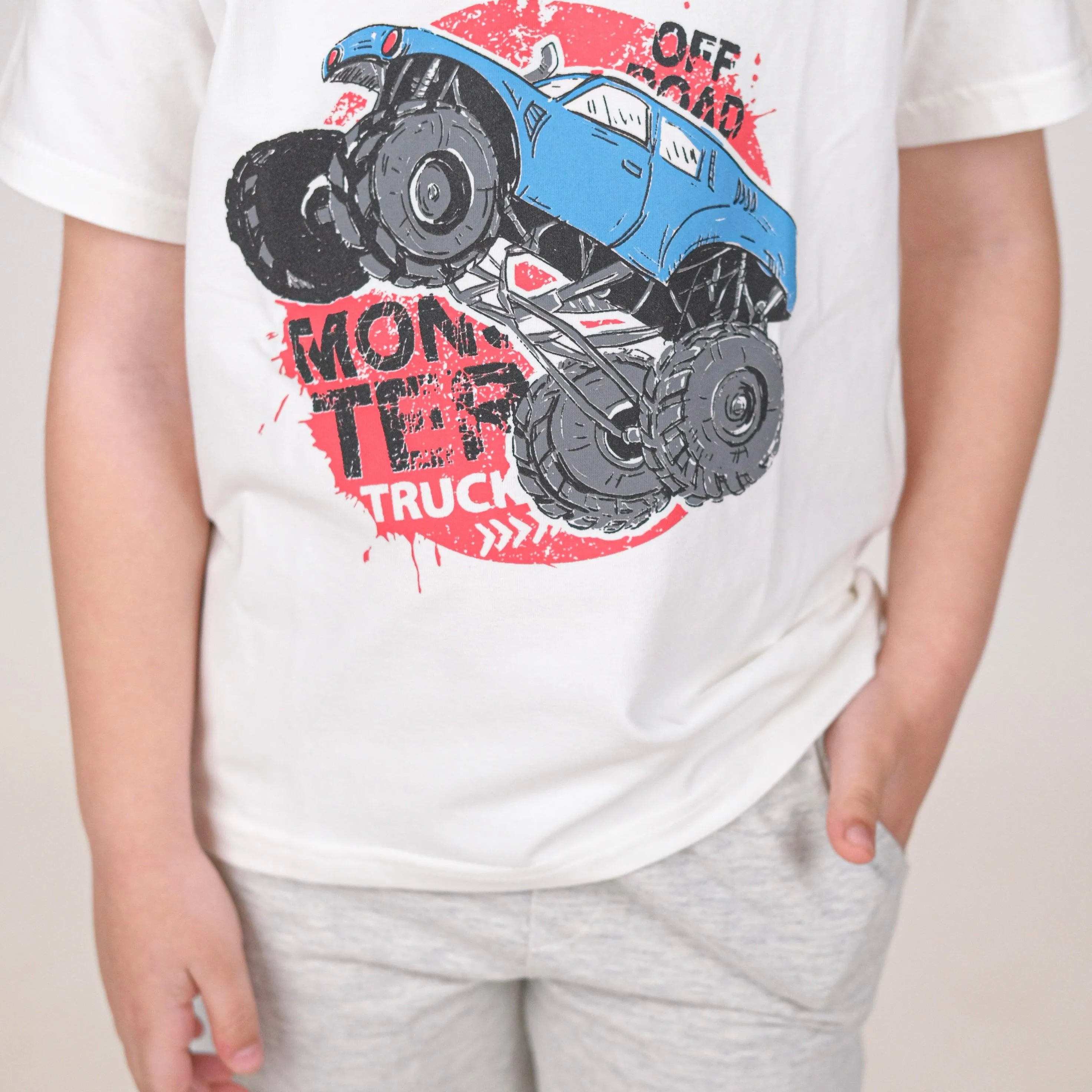 "Off Road Monster Truck" Short-Sleeved Pajama