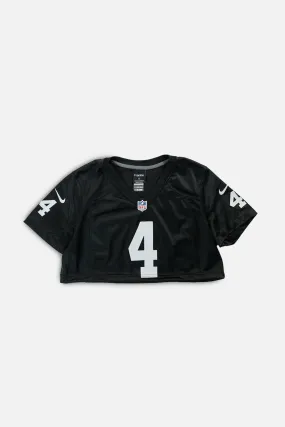 Rework Crop Las Vegas Raiders NFL Jersey - S