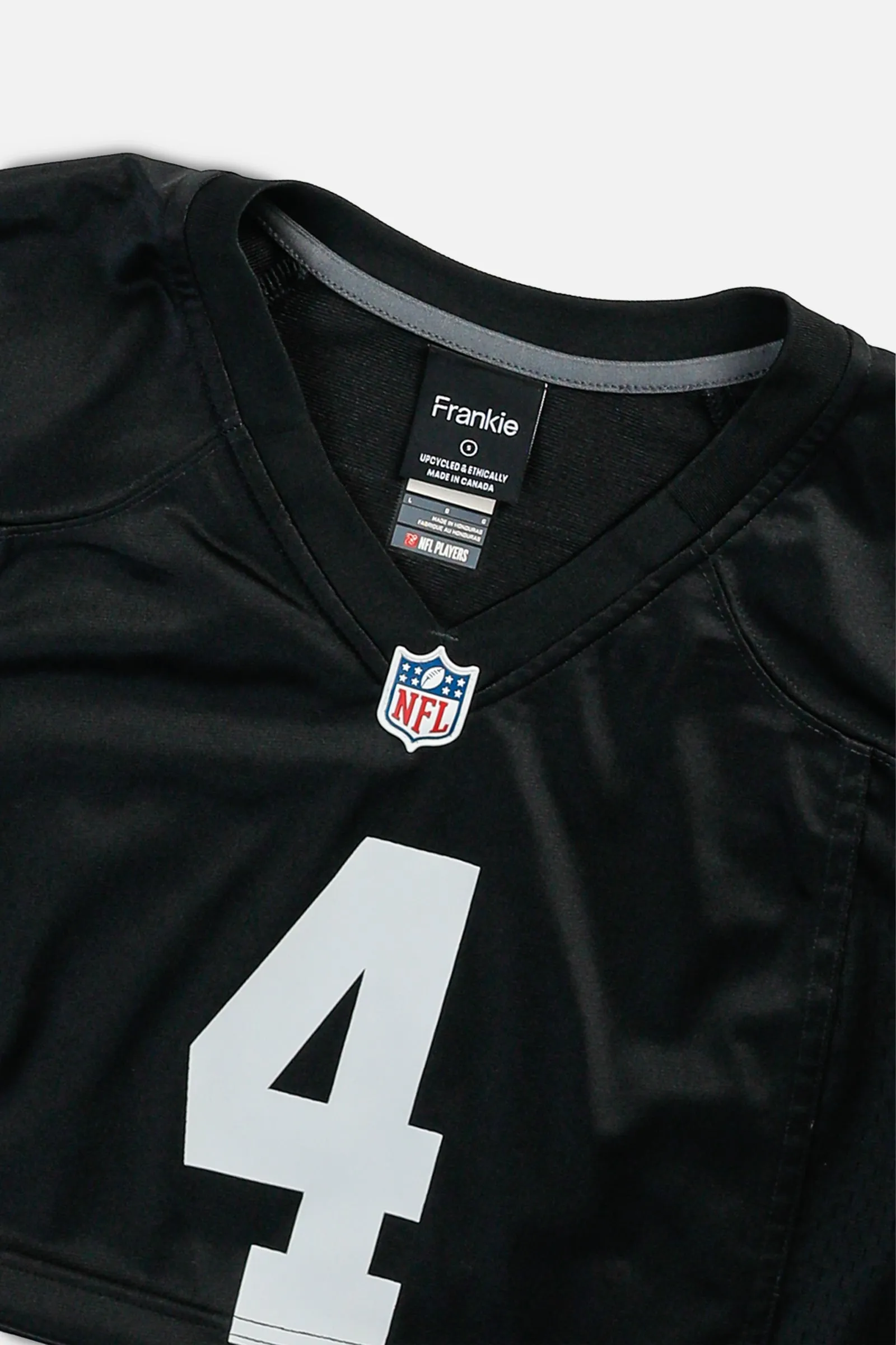 Rework Crop Las Vegas Raiders NFL Jersey - S