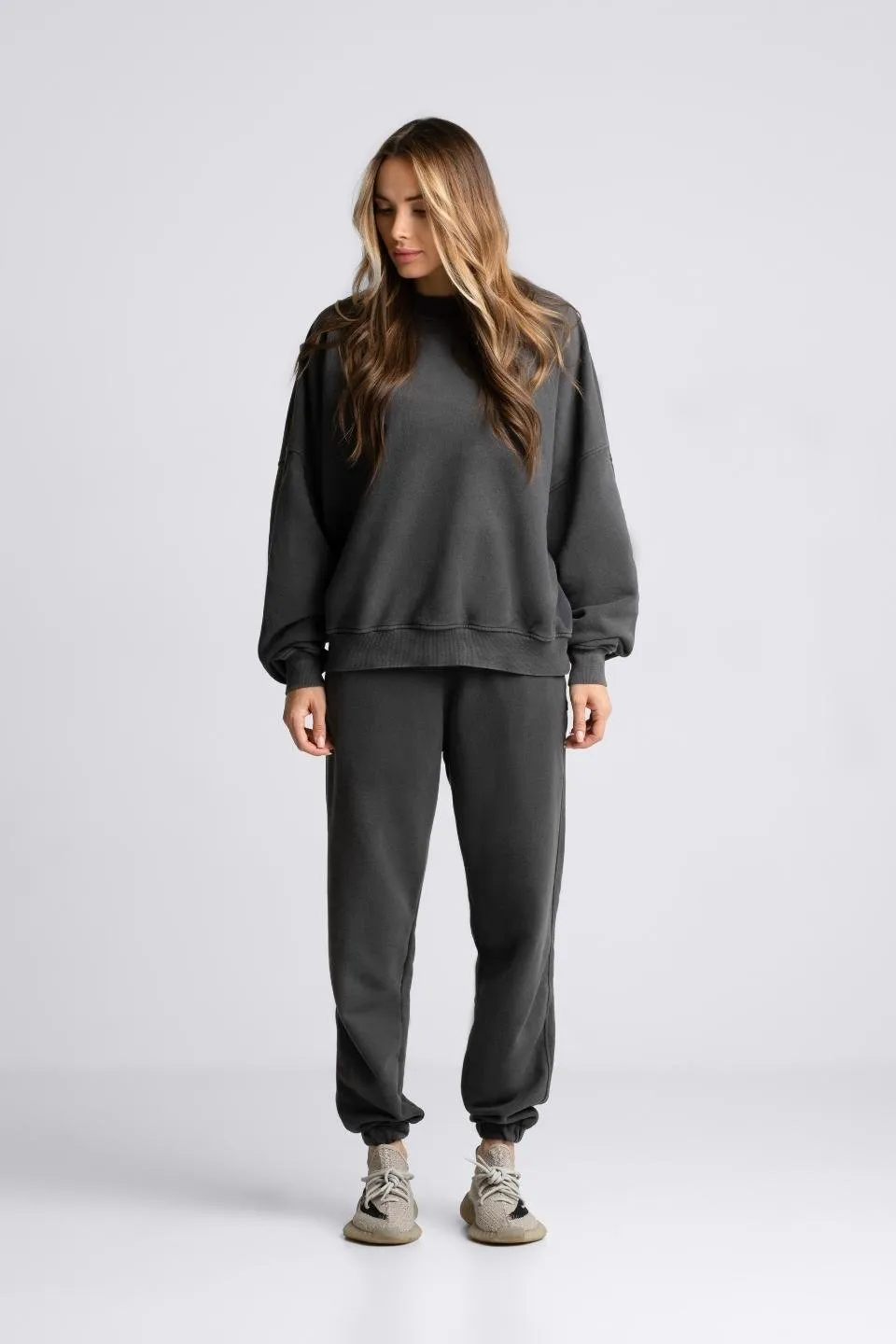 Spodnie dresowe joggery UNISEX - grafit