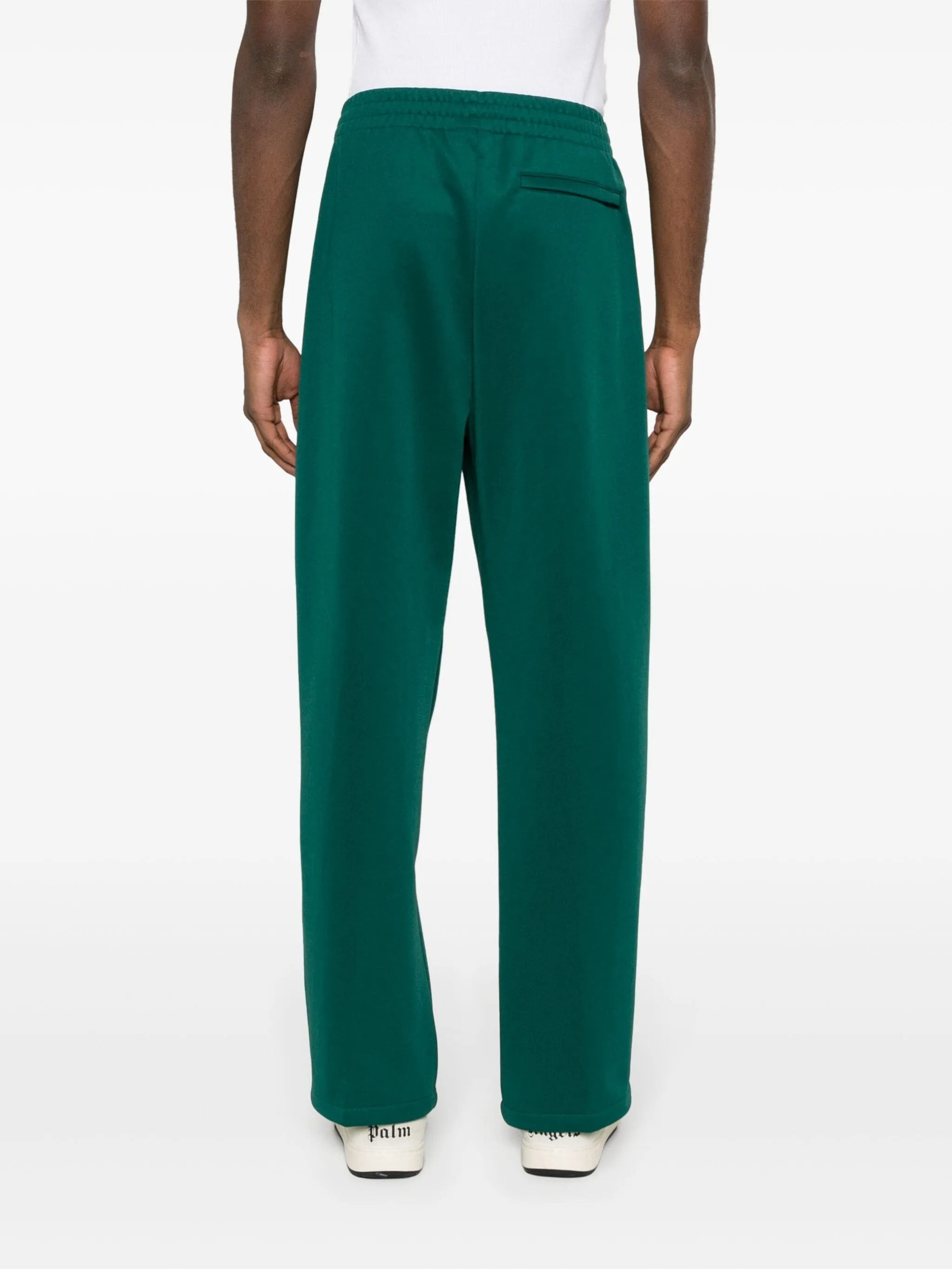 STRAIGHT-LEG SIDE STRIPE DETAILING TRACK PANTS