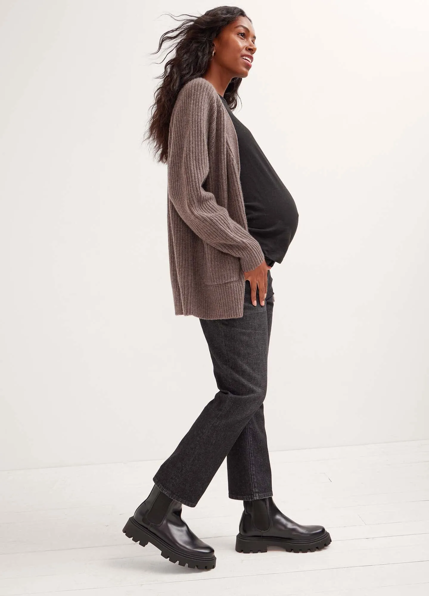 The Crop Maternity Jean