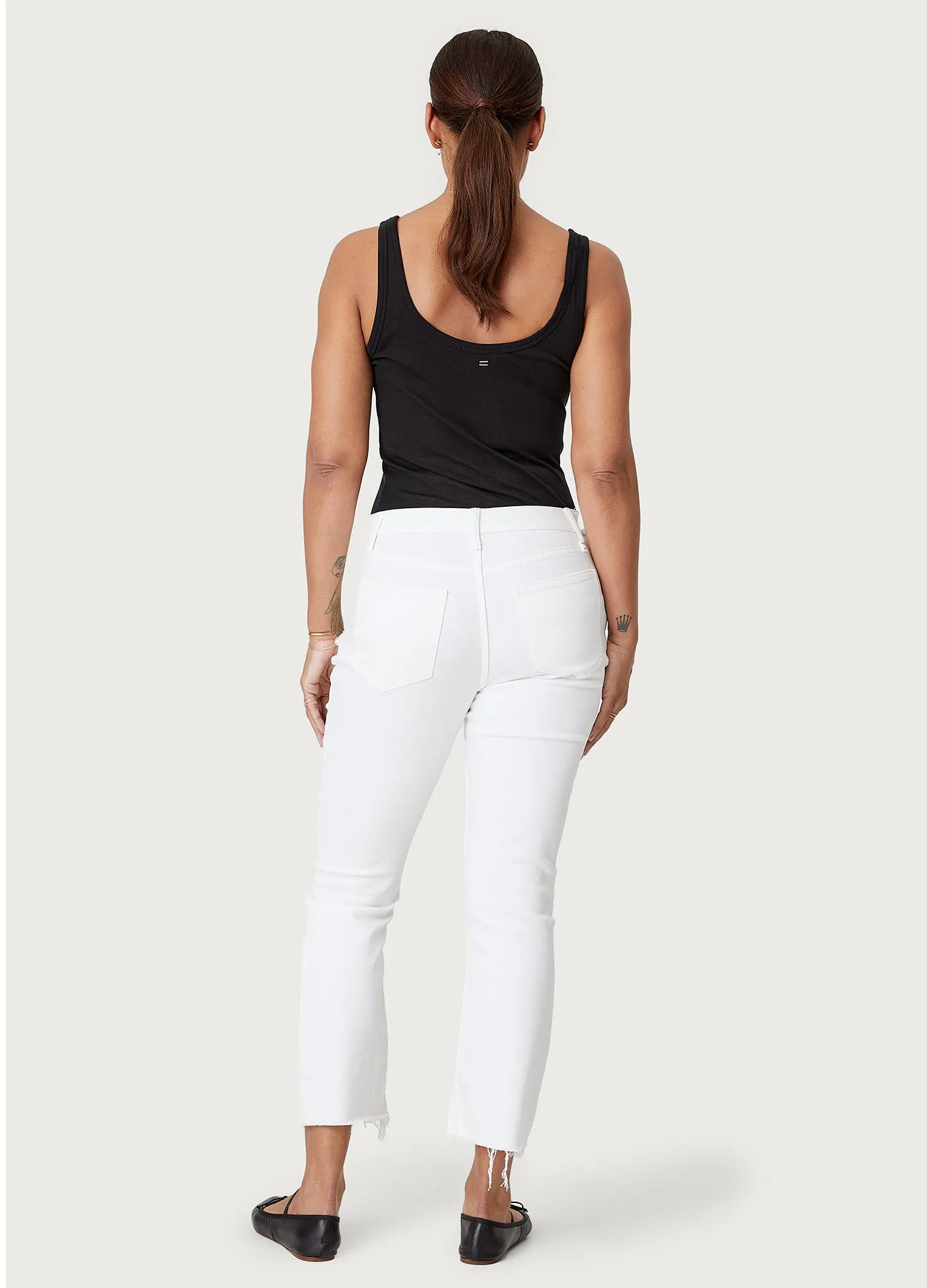 The Crop Maternity Jean