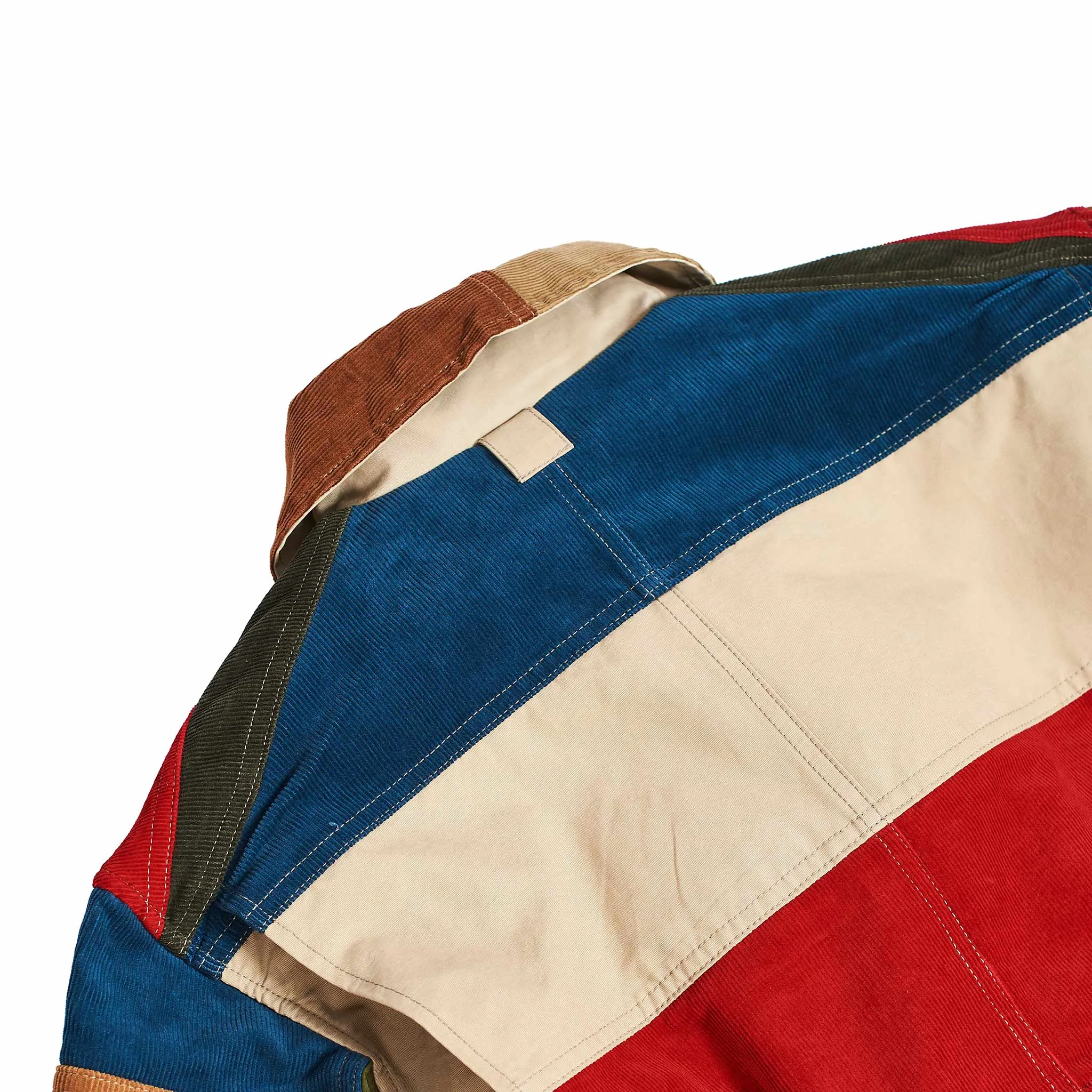 The Real McCoy's MJ21015 Multicolour Corduroy Hunting Coat Tricolour