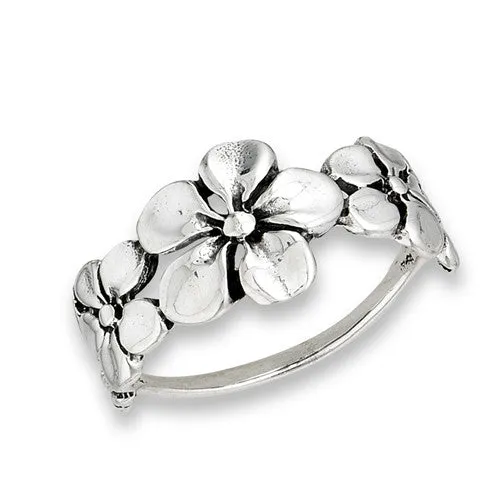 Triple Flower Ring