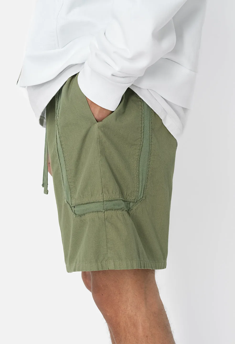 Vintage Slab Shorts / Olive