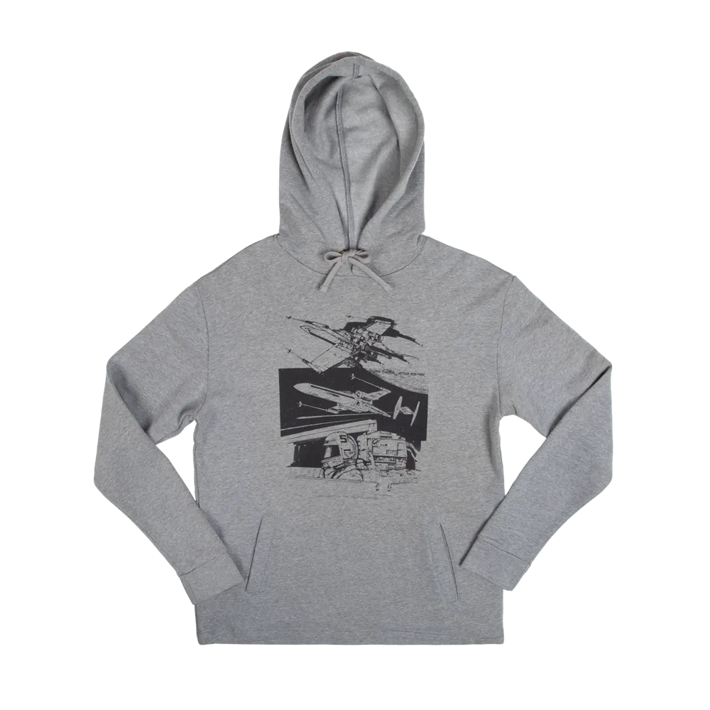 X-Wing Storyboard Collage Hoodie